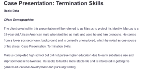 Case Presentation: Termination Skills