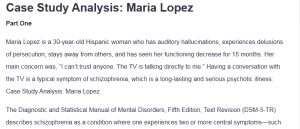 Case Study Analysis: Maria Lopez