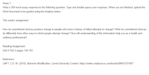 Discussion - Commitment Devices