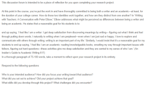 Discussion - Mental Health in Literature