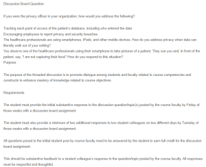 Discussion - Safeguarding Patient Privacy in a Digital Healthcare Environment