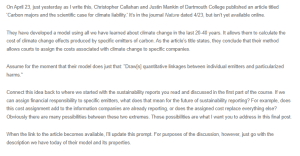 Discussion - Sustainability Accounting