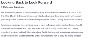 Looking Back to Look Forward