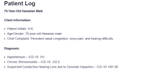 Patient Log