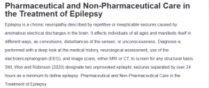 Pharmaceutical and Non-Pharmaceutical Care in the Treatment of Epilepsy