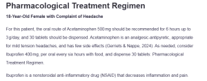 Pharmacological Treatment Regimen