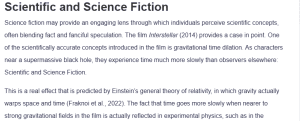 Scientific and Science Fiction