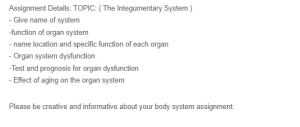 The Integumentary System