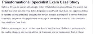 Transformational Specialist Exam Case Study