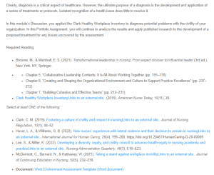 Workplace Environment Assessment