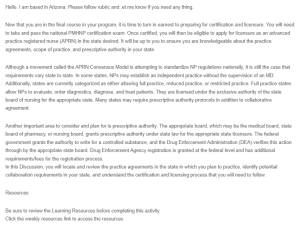 Certification and Licensure Plan