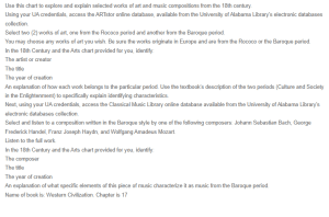 Discussion - 18th Century Arts