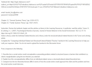 Discussion - Individual vs. Structural-Cultural Theories