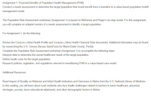 Population Risk Assessment