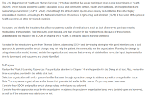 SDOH and Social Change