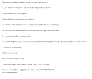 Case Studies - Pharmaceutical Treatment Regimen