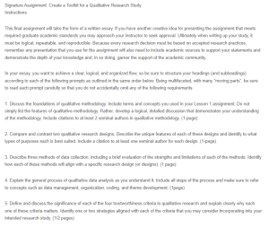 Creating a Toolkit for a Qualitative Research Study