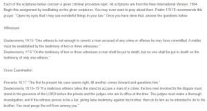 Criminal Procedure and Scripture