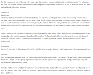 Enhancing Quality and Safety