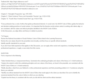 Values Underlying Theory and the NASW Code of Ethics