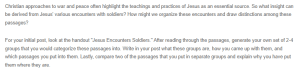Jesus’ Encounters Soldiers