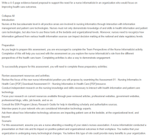 Nursing Informatics in Health Care
