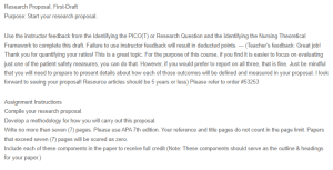 Research Proposal, First Draft