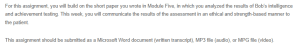 Delivering Results of an Assessment – Written Transcript