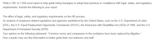 Personnel Management Report