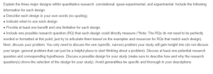 Quantitative Research Designs - Correlational, Quasi-Experimental, and Experimental