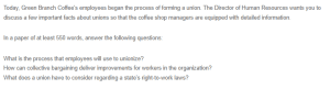 Understanding Employee Unionization