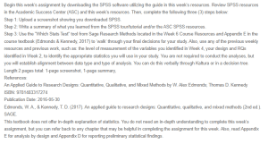 Week 6 - Justifying Analysis - SPSS